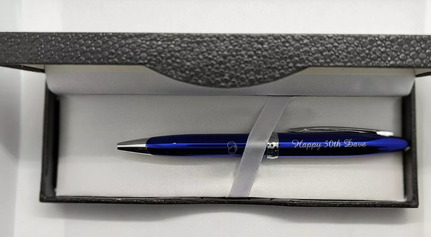 Quality Gift Pen in gift box personalised