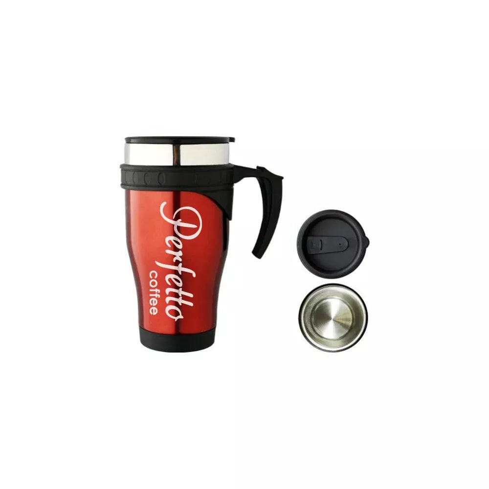 Custom Engraved Personalised Double Walled Travel Mug Stylish and Durable