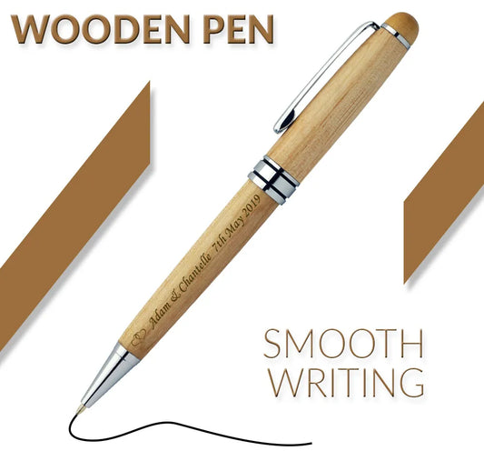 Custom Engraved  quality Wooden gift Pen