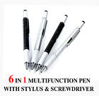 6 in 1 Multifunction Pen with stylus & screwdriver custom engraved