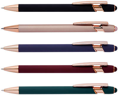 Prestige Soft Deluxe Touch Rose Gold  Pen Corporate Gifts Personalised