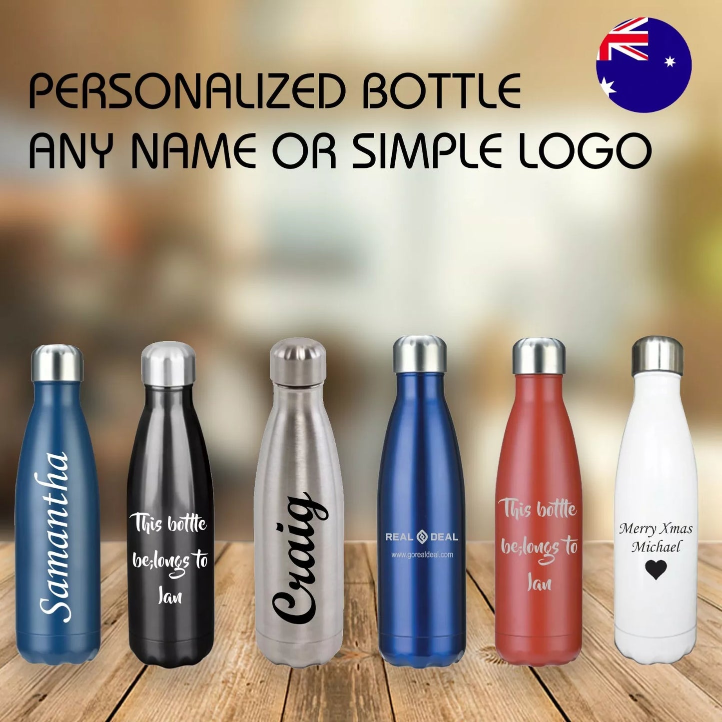 Custom premium  Double Walled Water Bottles  Gift for all ocassions